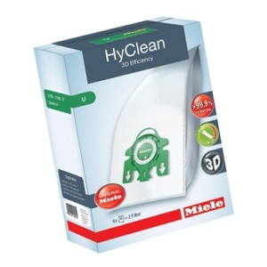 Miele HyClean 3D Efficiency U Dustbags - Pack of 4